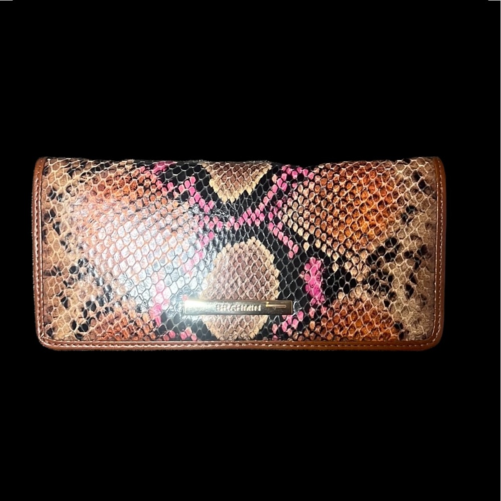 Brahmin Ingrid Marmalade Tangelo wallet - tag removed